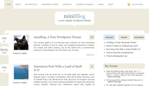 miniBlog