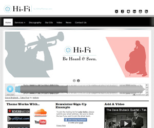 Hi-Fi WordPress Music Theme