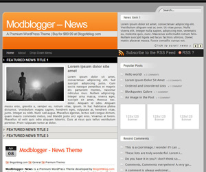 Mod Blogger - News