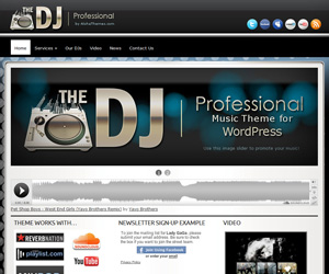 The DJ WordPress Music Theme